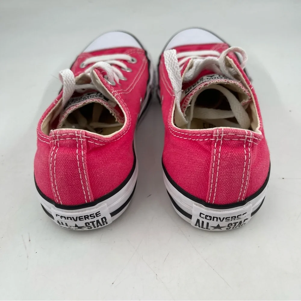 Converse Girls Chuck Taylor AS -SZ 2Y- Pink Canvas Low Top Lace-up Sneaker Shoes